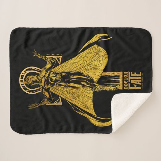Black Adam | Doctor Fate Character Graphic Sherpadecke (Vorderseite (Horizontal))