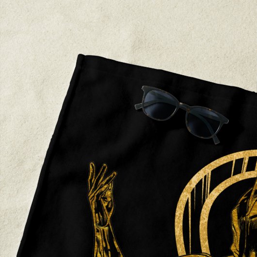 Black Adam | Doctor Fate Character Graphic Strandtuch (Beispiel)