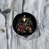 Black Adam Dreiecksgruppe Graphic Button (Beispiel)