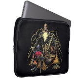 Black Adam Dreiecksgruppe Graphic Laptopschutzhülle (Vorne Rechts)