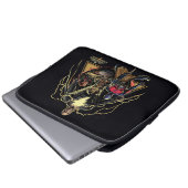 Black Adam Dreiecksgruppe Graphic Laptopschutzhülle (Vorne Knopf)