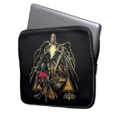 Black Adam Dreiecksgruppe Graphic Laptopschutzhülle (Vorderseite Links)