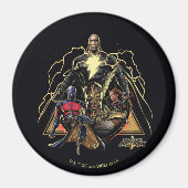 Black Adam Dreiecksgruppe Graphic Magnet (Vorne)