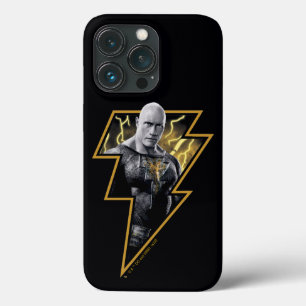 Black Adam Gray und Gold Blitze Grafik Case-Mate iPhone Hülle