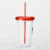 Black Adam Group Blitzgrafik Acryltrinkbecher (Rechts)