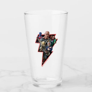 Black Adam Group Blitzgrafik Glas