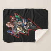 Black Adam Group Blitzgrafik Sherpadecke (Vorderseite (Horizontal))