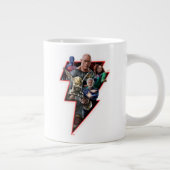 Black Adam Group Lightning Graphic Jumbo-Tasse (Rechts)