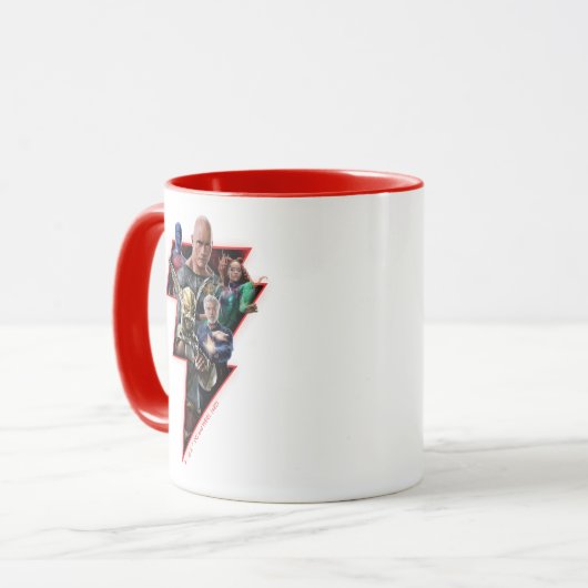 Black Adam Group Lightning Graphic Tasse (Vorderseite Links)