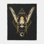 Black Adam | Hawkman Helmet Graphic Fleecedecke (Vorderseite)