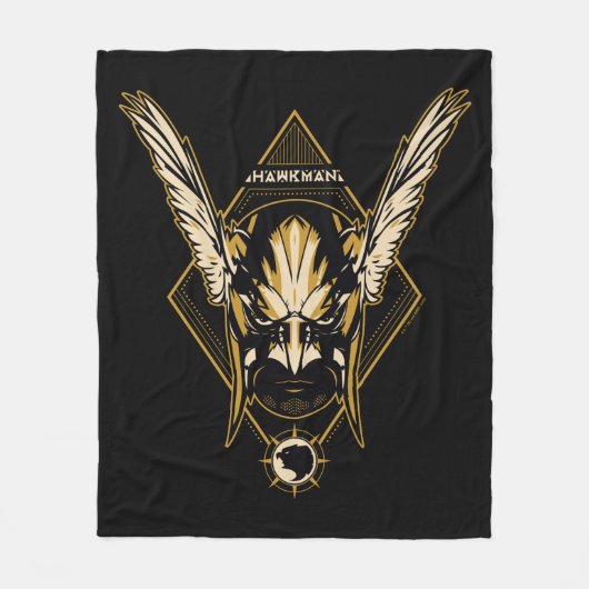 Black Adam | Hawkman Helmet Graphic Fleecedecke (Vorderseite)