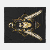 Black Adam | Hawkman Helmet Graphic Fleecedecke (Vorderseite (Horizontal))
