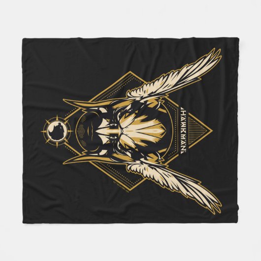 Black Adam | Hawkman Helmet Graphic Fleecedecke (Vorderseite (Horizontal))