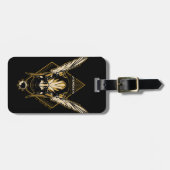 Black Adam | Hawkman Helmet Graphic Gepäckanhänger (Vorderseite horizontal)