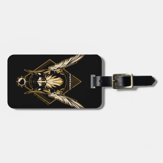 Black Adam | Hawkman Helmet Graphic Gepäckanhänger (Vorderseite horizontal)