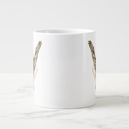 Black Adam | Hawkman Helmet Graphic Jumbo-Tasse (Vorderseite)