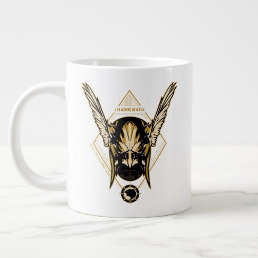 Black Adam | Hawkman Helmet Graphic Jumbo-Tasse (Links)