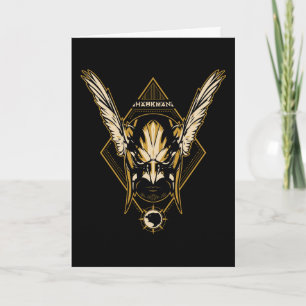 Black Adam   Hawkman Helmet Graphic Karte