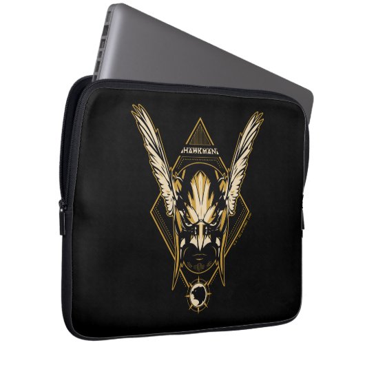 Black Adam | Hawkman Helmet Graphic Laptopschutzhülle (Vorne Rechts)