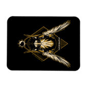 Black Adam | Hawkman Helmet Graphic Magnet (Horizontal)
