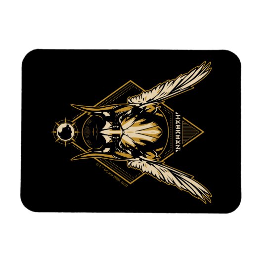 Black Adam | Hawkman Helmet Graphic Magnet (Horizontal)