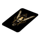 Black Adam | Hawkman Helmet Graphic Magnet (Linke Seite)