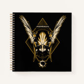 Black Adam | Hawkman Helmet Graphic Notizblock (Vorderseite)