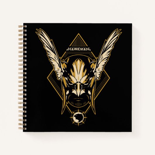 Black Adam | Hawkman Helmet Graphic Notizblock (Vorderseite)
