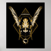 Black Adam | Hawkman Helmet Graphic Poster (Vorne)