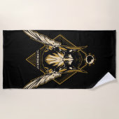 Black Adam | Hawkman Helmet Graphic Strandtuch (Vorderseite)