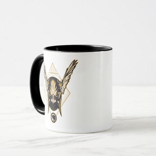 Black Adam | Hawkman Helmet Graphic Tasse (Vorderseite Links)
