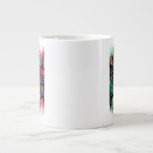 Black Adam Justice Society Heroes In Stripes Jumbo-Tasse (Vorderseite)