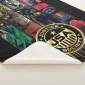 Black Adam Justice Society Heroes In Stripes Sherpadecke (3/4)