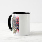 Black Adam Justice Society Heroes In Stripes Tasse (Vorderseite Links)