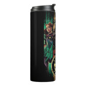 Black Adam Justice Society Heroes In Stripes Thermosbecher (Nach links gedreht)