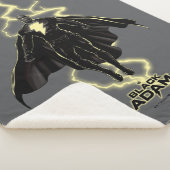 Black Adam Lightning Silhouette Graphic Sherpadecke (3/4)