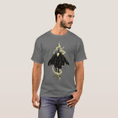 Black Adam Lightning Silhouette Graphic T-Shirt (Vorne ganz)