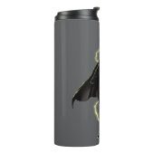 Black Adam Lightning Silhouette Graphic Thermosbecher (Nach links gedreht)