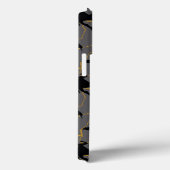 Black Adam Lightning Silhouette Pattern Case-Mate iPhone Hülle (Rückseite / Rechts)