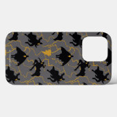 Black Adam Lightning Silhouette Pattern Case-Mate iPhone Hülle (Rückseite (Horizontal))