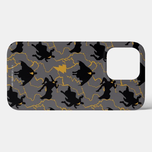 Black Adam Lightning Silhouette Pattern Case-Mate iPhone Hülle (Rückseite (Horizontal))