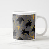 Black Adam Lightning Silhouette Pattern Jumbo-Tasse (Rechts)