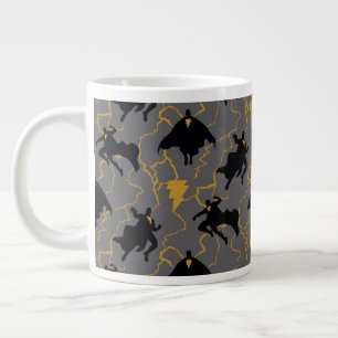Black Adam Lightning Silhouette Pattern Jumbo-Tasse