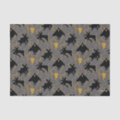 Black Adam Lightning Silhouette Pattern Seidenpapier (Vorderseite)