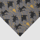 Black Adam Lightning Silhouette Pattern Seidenpapier (Ausschnitt)