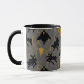 Black Adam Lightning Silhouette Pattern Tasse (Links)