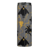 Black Adam Lightning Silhouette Pattern Thermosbecher (Rückseite)