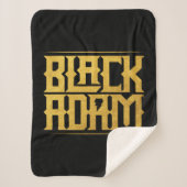 Black Adam Stacked Name Graphic Sherpadecke (Vorderseite)