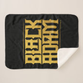 Black Adam Stacked Name Graphic Sherpadecke (Vorderseite (Horizontal))
