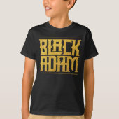 Black Adam Stacked Name Graphic T-Shirt (Vorderseite)